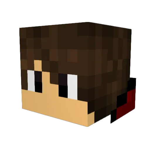 __DYLAN___ Minecraft avatar head, 3D render