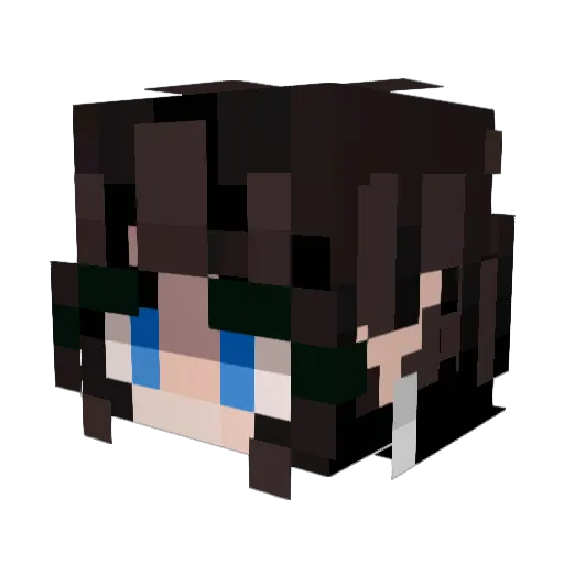 __DaXX__ Minecraft avatar head, 3D render