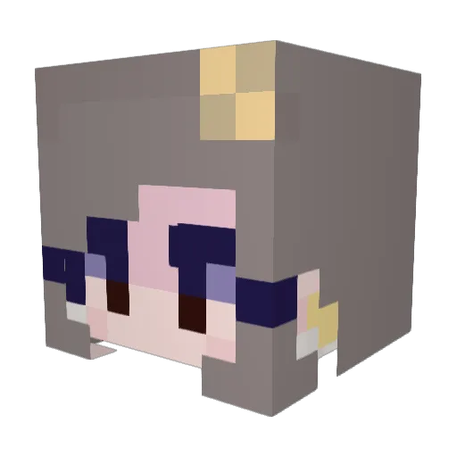 __Daffodil__ Minecraft avatar head, 3D render