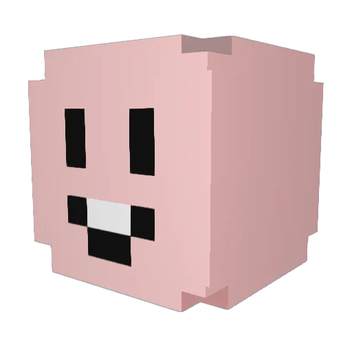 __DanYul__ Minecraft avatar head, 3D render