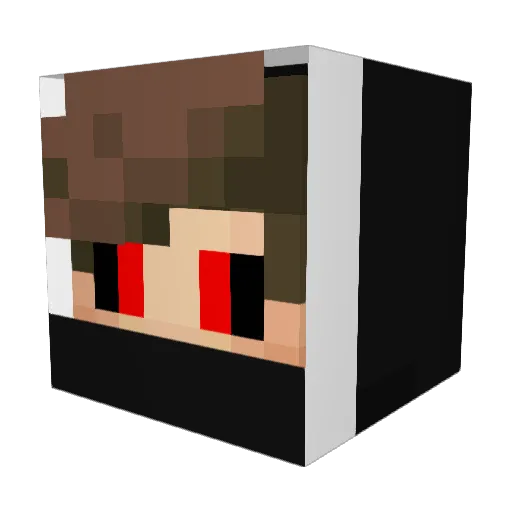 __DarkAngel_____ Minecraft avatar head, 3D render