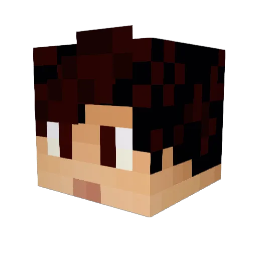 __DarkDiamond__ Minecraft avatar head, 3D render