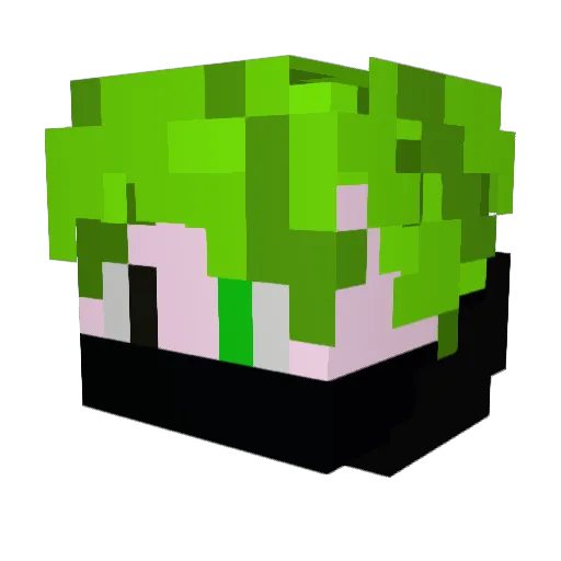 __Delta___ Minecraft avatar head, 3D render