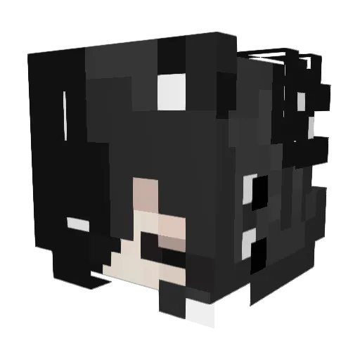 __DemonFox__ Minecraft avatar head, 3D render