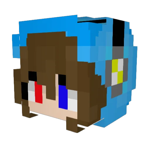 __Dreemurr__ Minecraft avatar head, 3D render