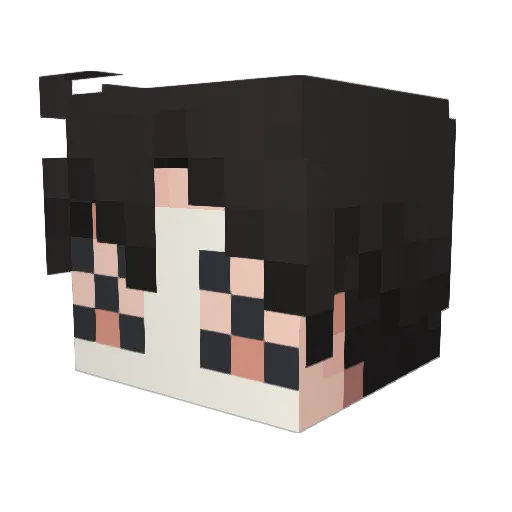 __EH Minecraft avatar head, 3D render