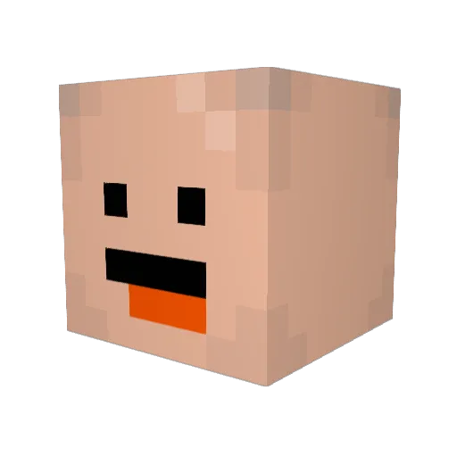 __Edoo__ Minecraft avatar head, 3D render