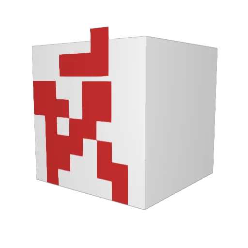 __Faav Minecraft avatar head, 3D render
