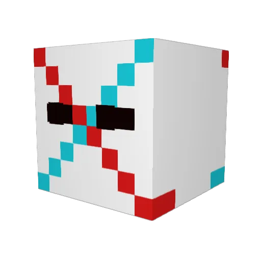 __Fabse__ Minecraft avatar head, 3D render