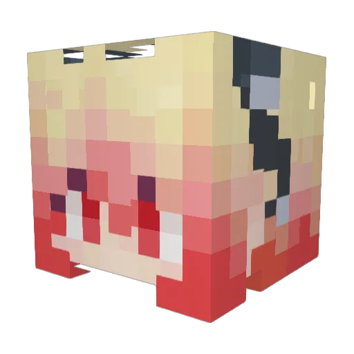 __Felix000 Minecraft avatar head, 3D render