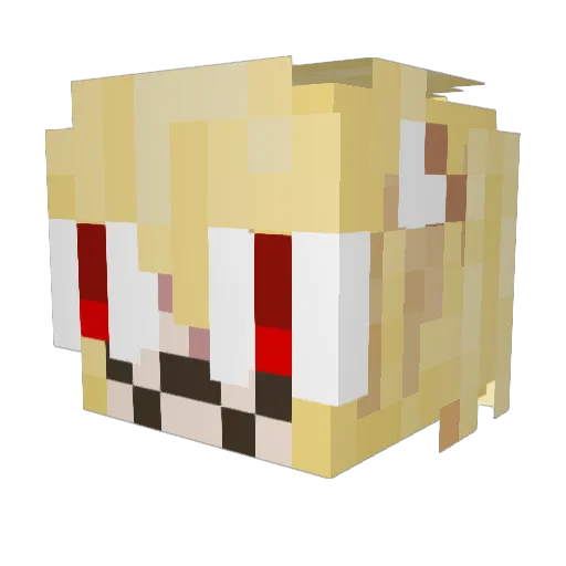 __Fellow__ Minecraft avatar head, 3D render