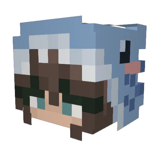 __Furia__ Minecraft avatar head, 3D render