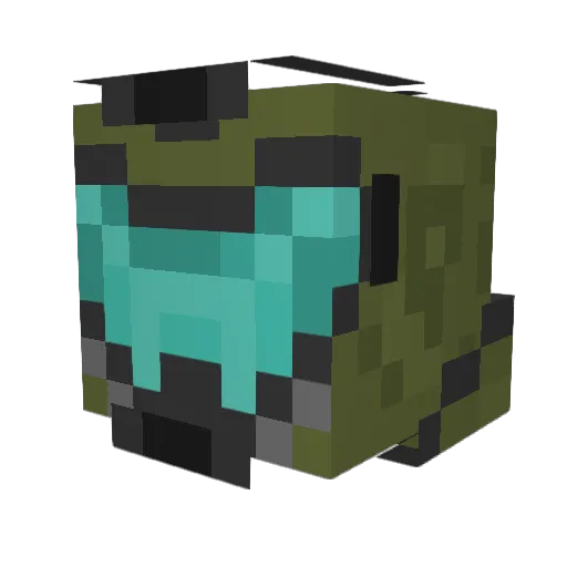__Gh0styy__ Minecraft avatar head, 3D render