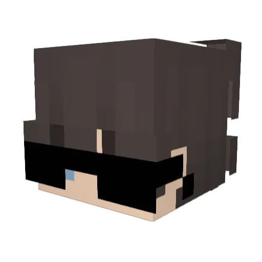 __GobS__ Minecraft avatar head, 3D render