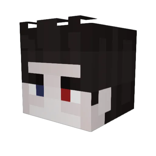 __Graf__ Minecraft avatar head, 3D render