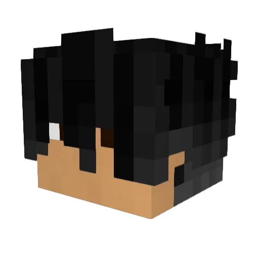 __HAKAI__ Minecraft avatar head, 3D render