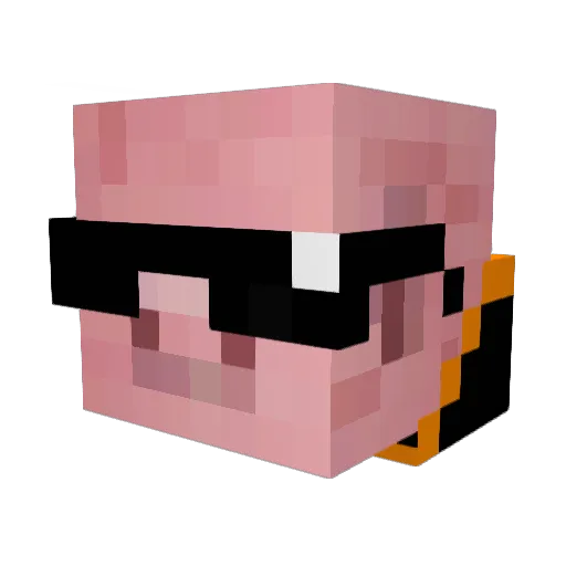 __HOTDOG_xD_ Minecraft avatar head, 3D render