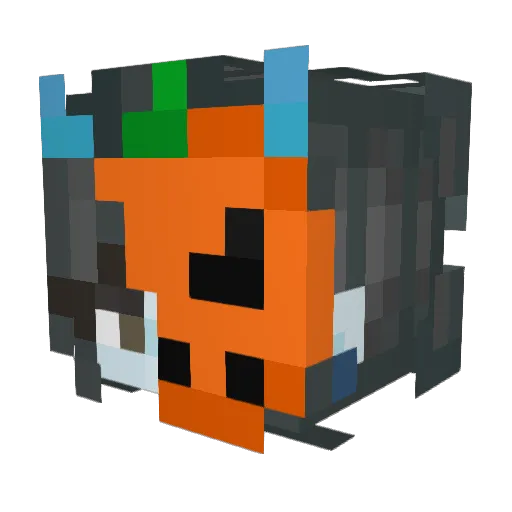 __Had3s Minecraft avatar head, 3D render
