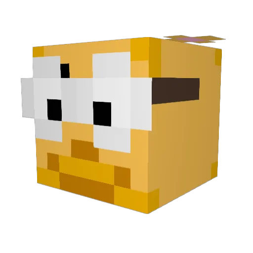 __HamSandwich Minecraft avatar head, 3D render