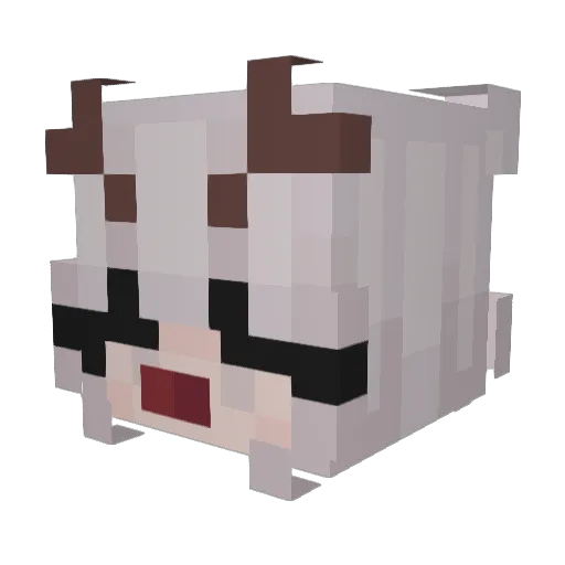 __Honeyluv__ Minecraft avatar head, 3D render