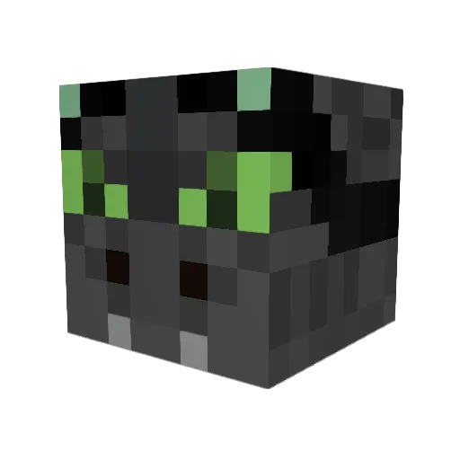 __INTERMISSION__ Minecraft avatar head, 3D render