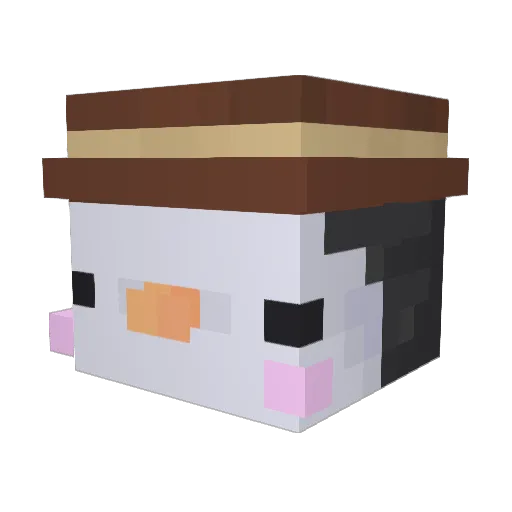 __Idiot__ Minecraft avatar head, 3D render