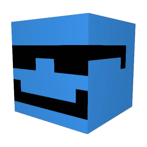 __JS__ Minecraft avatar head, 3D render