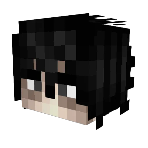 __JX Minecraft avatar head, 3D render