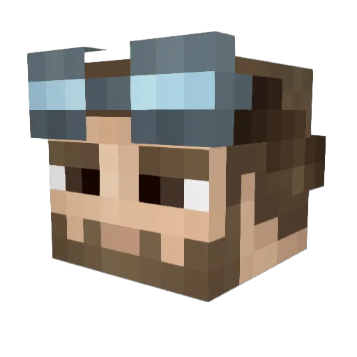__Jaffa__ Minecraft avatar head, 3D render