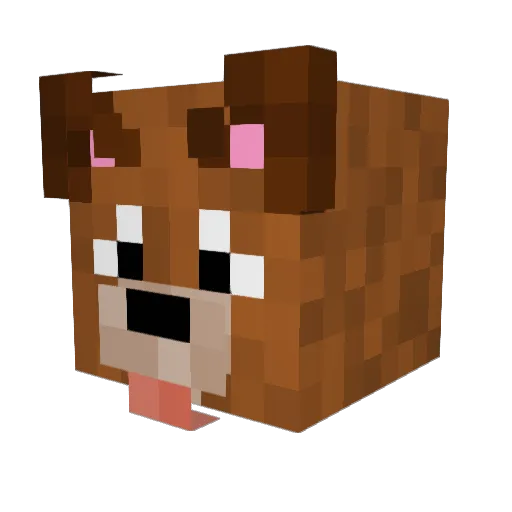 __Janko Minecraft avatar head, 3D render