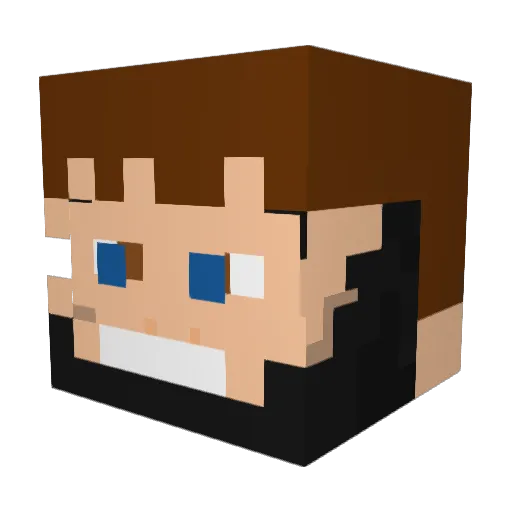 __Jeremy__ Minecraft avatar head, 3D render