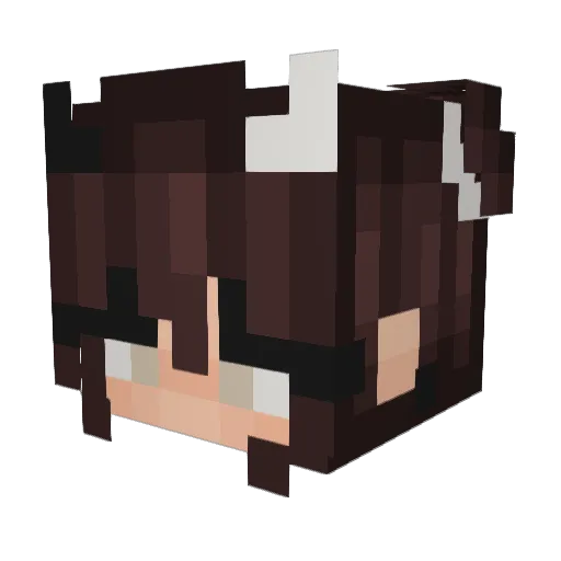 __Jessie__ Minecraft avatar head, 3D render
