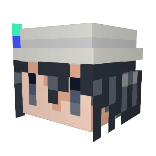 __KT__ Minecraft avatar head, 3D render