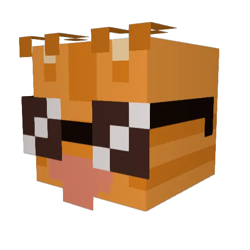 __Kappa___ Minecraft avatar head, 3D render