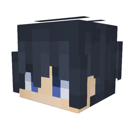 __Kau__ Minecraft avatar head, 3D render