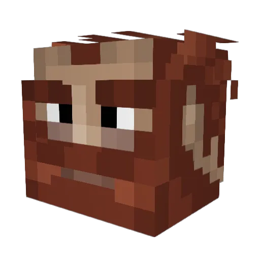 __Kendall__ Minecraft avatar head, 3D render