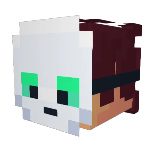 __Kendy Minecraft avatar head, 3D render