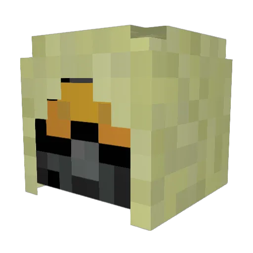 __KingVI__ Minecraft avatar head, 3D render