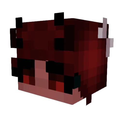 __Kiniusia__ Minecraft avatar head, 3D render