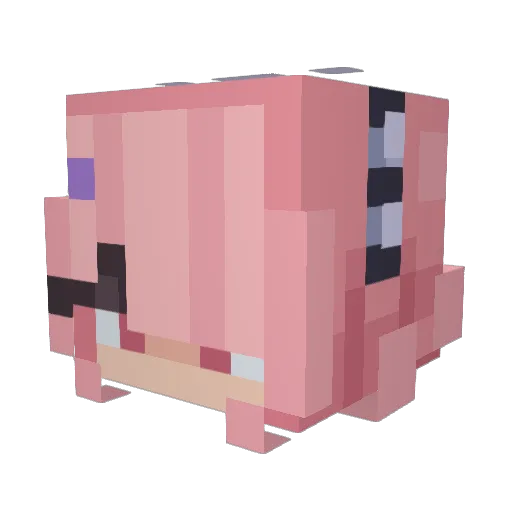 __Kiori__ Minecraft avatar head, 3D render