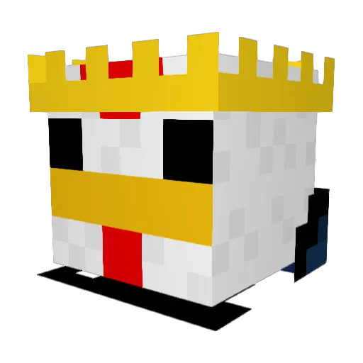 __Kiwi_ Minecraft avatar head, 3D render