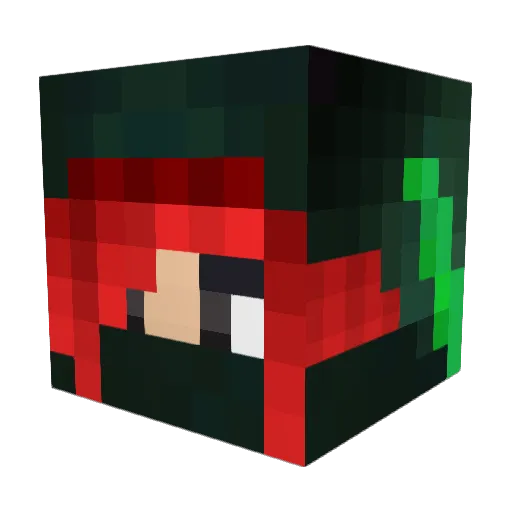__Knopa__ Minecraft avatar head, 3D render