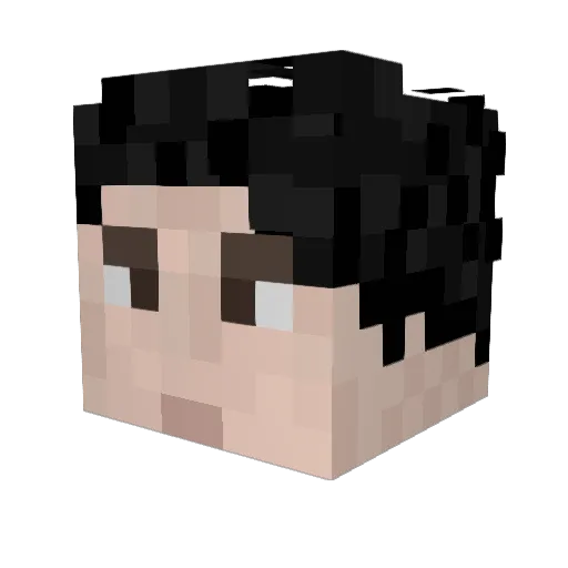 __Koya__ Minecraft avatar head, 3D render