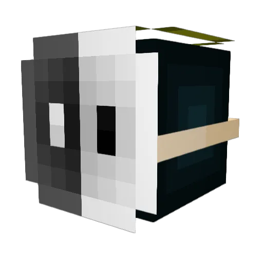 __Krab__ Minecraft avatar head, 3D render