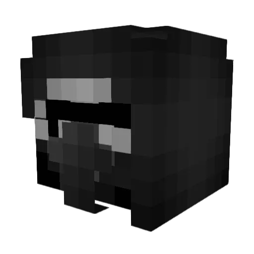 __KyloRen___ Minecraft avatar head, 3D render