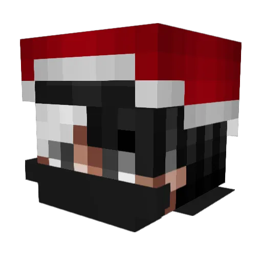 __L30N_ Minecraft avatar head, 3D render