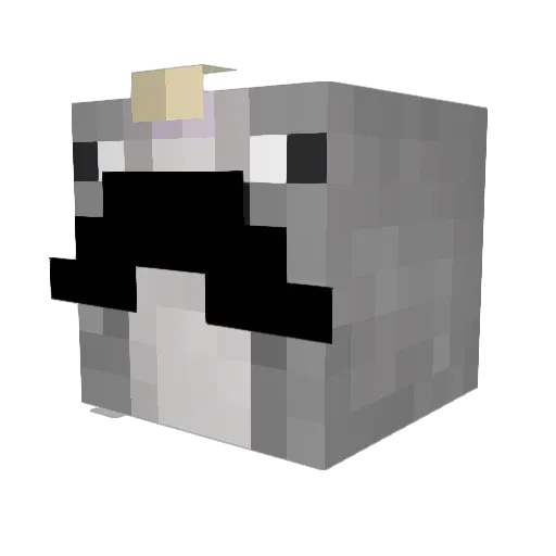 __LEMONSAUCE Minecraft avatar head, 3D render