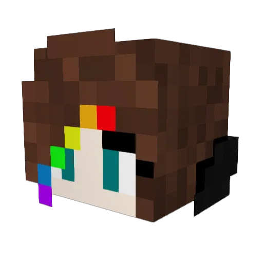 __Leah_ Minecraft avatar head, 3D render