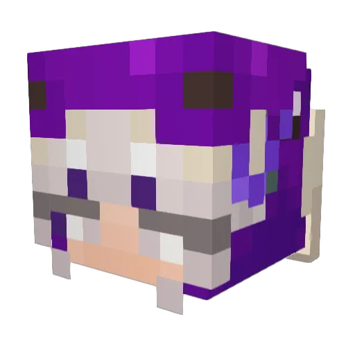 __Lella__ Minecraft avatar head, 3D render
