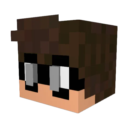__Lennard__ Minecraft avatar head, 3D render